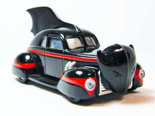 Corgi Batmobile model of the 1940's version of Batmobile - as per photo