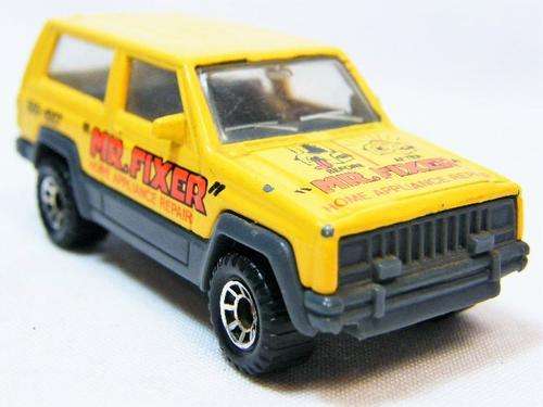 1986 Matchbox Jeep Cherokee Mr Fixer truck - scale 1/58 - as per photo