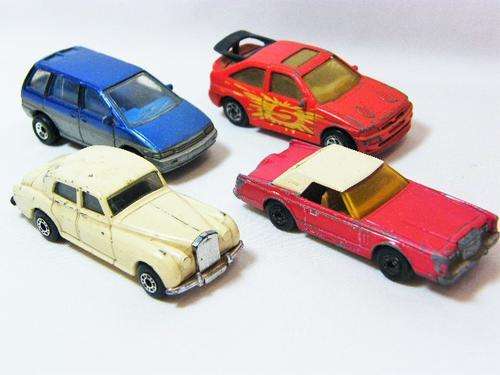 Lot of 4 vintage Matchbox model toy cars - as per photo
