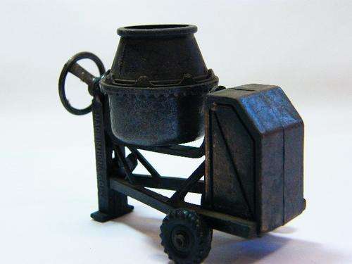 Vintage metal concrete mixer pencil sharpener - as per photo