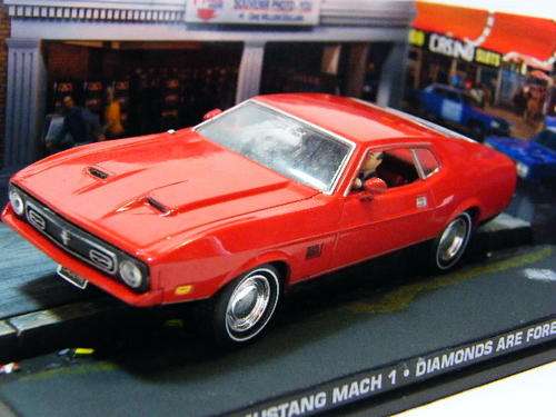 James Bond 007 Mustang Mach 1 model car from movie ' Diamonds are Forever' as per photo