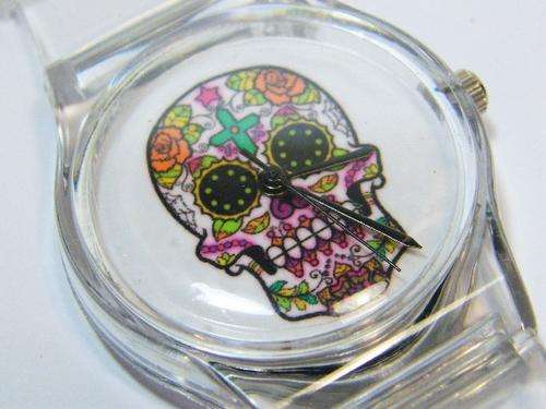 Sugar Skull head fashion quartz watch - as per photo