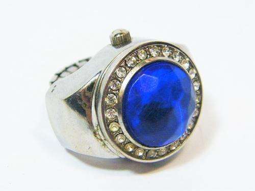 Foschini costume jewellery ring with watch - working - as per photo