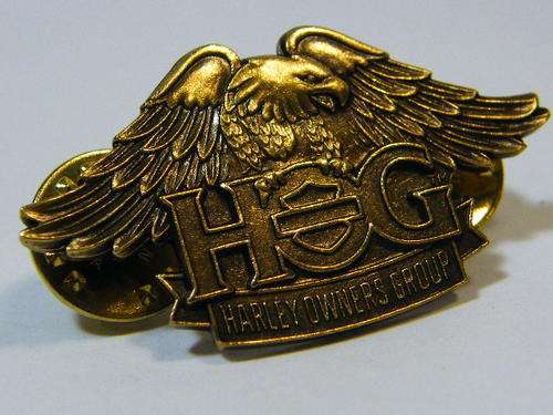 HOG Harley Owners Group pin badge - as per photo