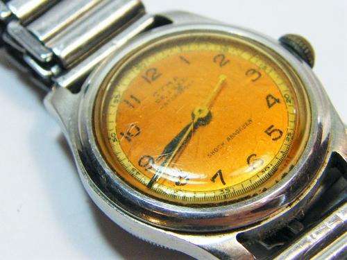 Vintage Cyma Deluxe manual wind childs watch - excellent condition - working - as per photo
