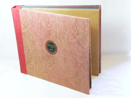 Vintage Columbia record album with 12 x 78rpm records - as per photo