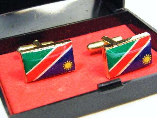 Namibia flag cufflinks