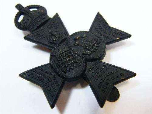16th London regiment cap badge with slide - as per photo