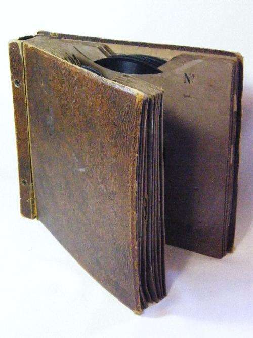 Antique record album with 18 records - 78rpm - condition of records vary - some well used