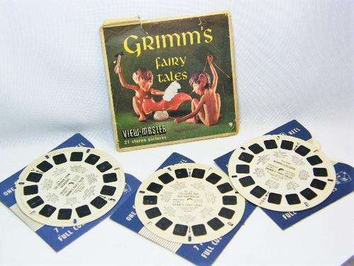Vintage Grimm's fairy tales view master reels - 3 stories - as per photo