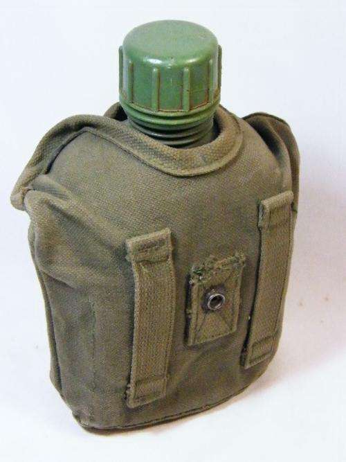SADF water bottle with pouch & fire bucket - as per photo