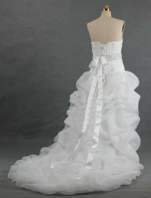 Wedding dress back