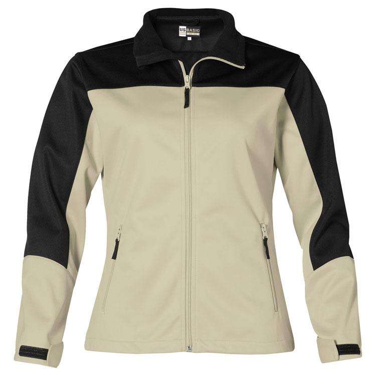 Attica Soft Shell Jacket - Ladies - Stone & Black