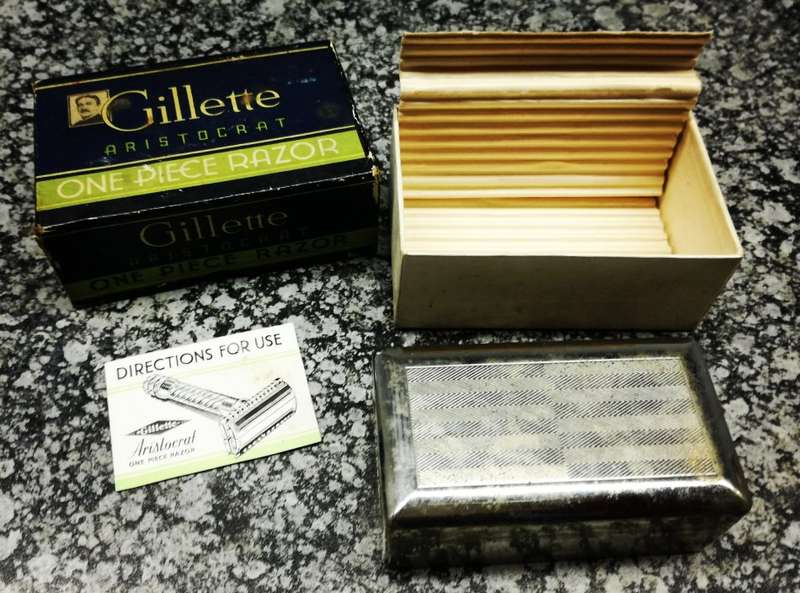 Antique Gillette Aristocrat Shaver *Perfect 100% Original Condition*