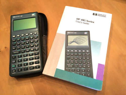 HP 48G Scientific/financial Calculator with bag and Users Guide