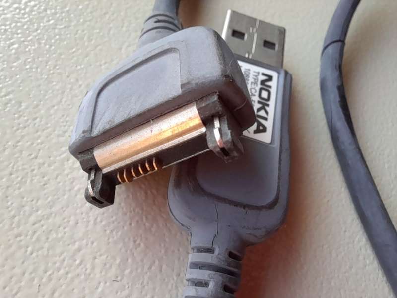 Nokia Type CA-53 USB connector (Used on Nokia 6110)
