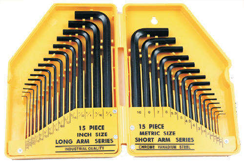 Waco 30 piece allen key set with case