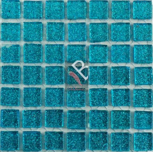 Crystal Glass Mosaic Glitter Summer Sky - 49 tiles