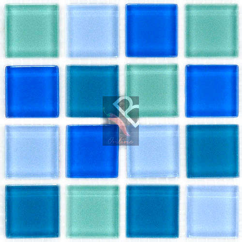 Crystal Glass Mosaic Summer Sky