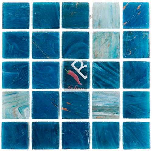 River Mix  Aquamanne 20x20x4mm - 25 Tiles