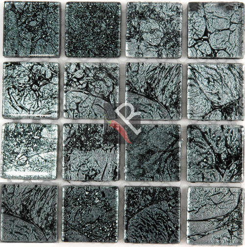 Gold Leaf Glass Mosaic Green Chillib Craft