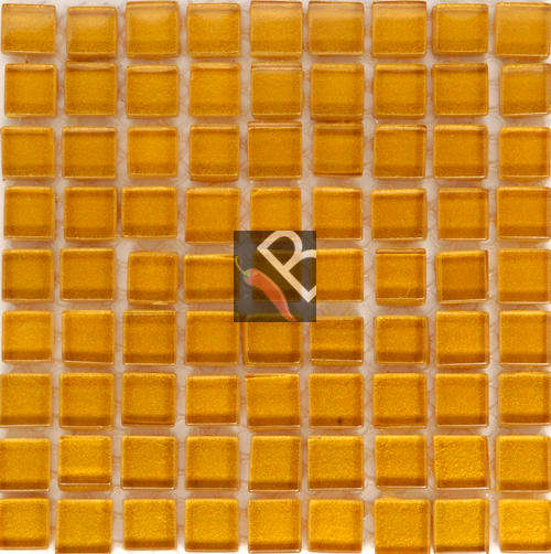Crystal Glass Mosaic Sunset Gold - 10mm (81 tiles)