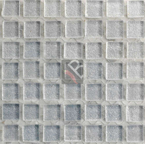 Crystal Glass Mosaic Silver -  49 tiles