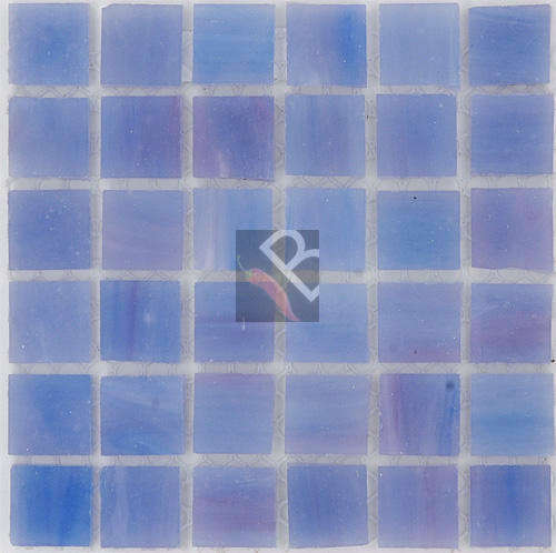 Solid Glass Mosaic Blue Berry  15x15x4mm - 25 tiles