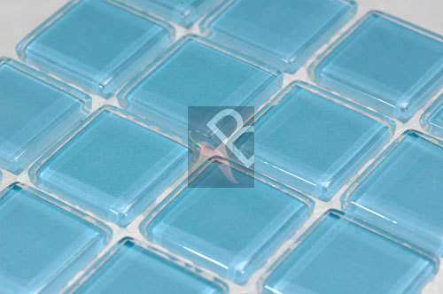Crystal Glass Mosaic Pure Orange Crafts craft mosaics