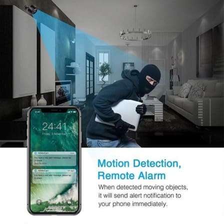 WORLD SMALLEST MINI WIRELESS WIFI IP CAMERA - MOTION DETECTION , NIGHT VISIONS, MAGNETIC BASE