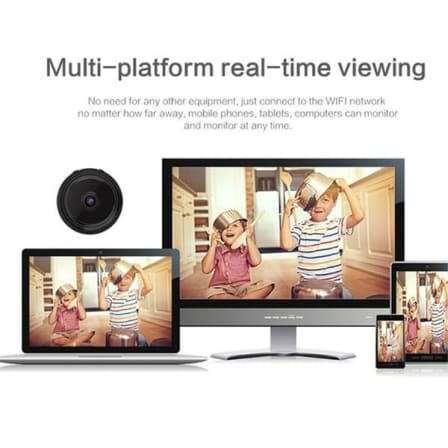 WORLD SMALLEST MINI WIRELESS WIFI IP CAMERA - MOTION DETECTION , NIGHT VISIONS, MAGNETIC BASE