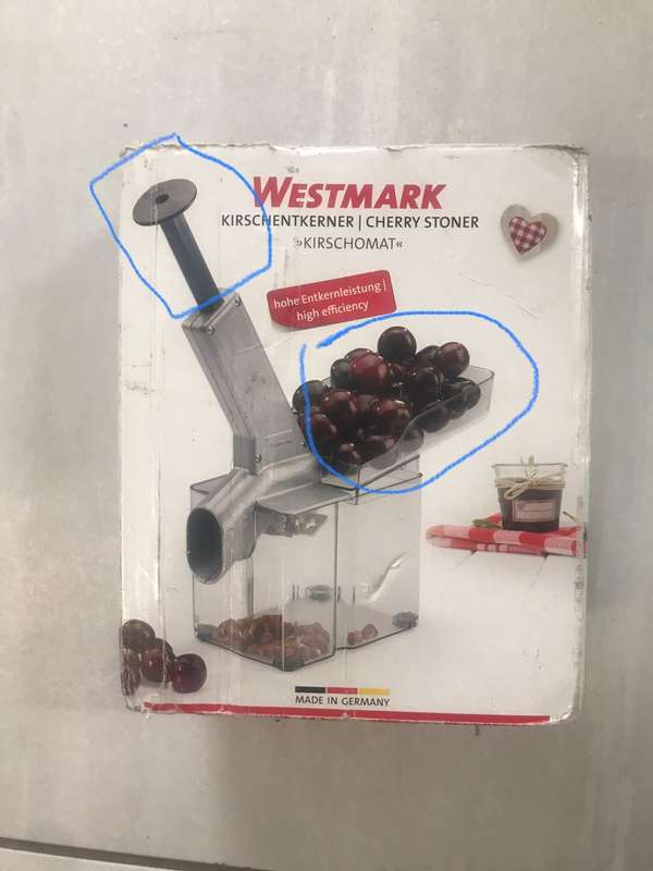 Cherry Stoner Pitter Tool KIRSCHOMAT #4070  Made in Germany
