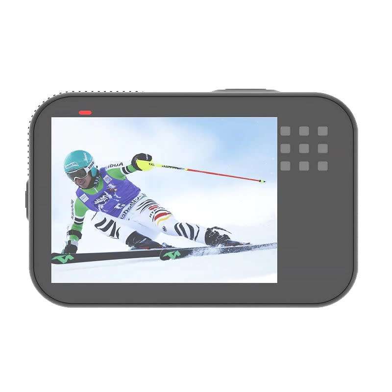 Dual screen waterproof 4K@60fps action camera with Sony Lens