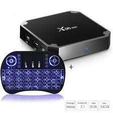 X96 Mini 16GB Android TV Box & Backlit Keyboard