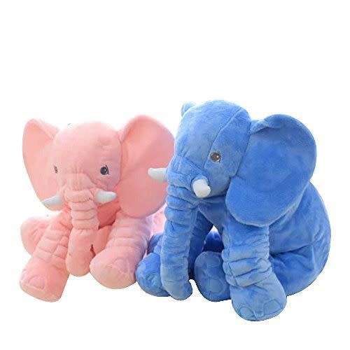 Comfy Soft Baby Elephant Pillow