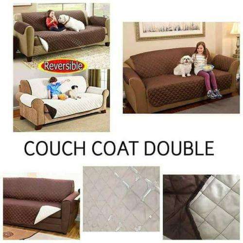 Couch Coat Convenient Reversible Sofa Cover - 2 Seater Cover