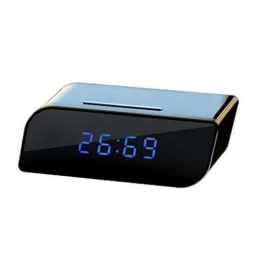 Wireless Mini Wifi Spy Clock with Motion Sensor Camera.