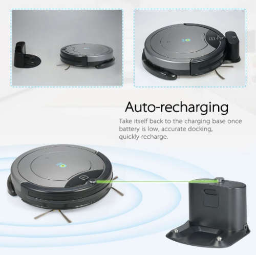 Automatic Rechargeable Robotic Vacuum Cleaner