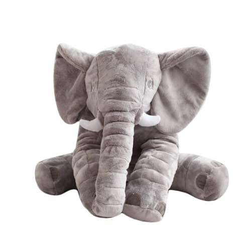 Comfy Soft Baby Elephant Pillow With Plush Blanket