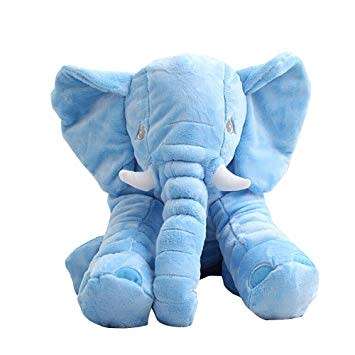 Comfy Soft Baby Elephant Pillow With Plush Blanket
