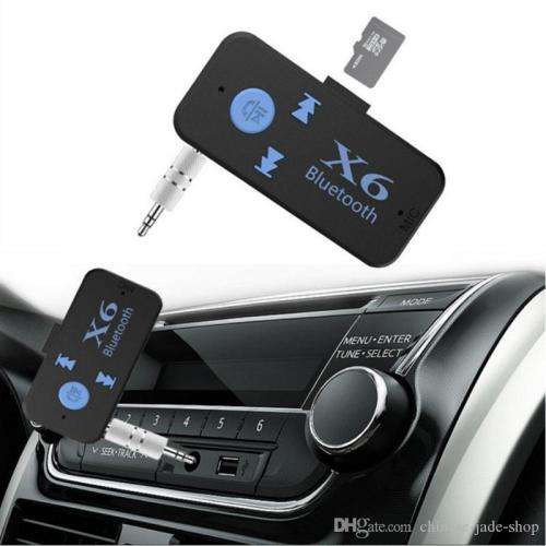 X6 3.5mm Car Bluetooth Music Receiver Hands Free