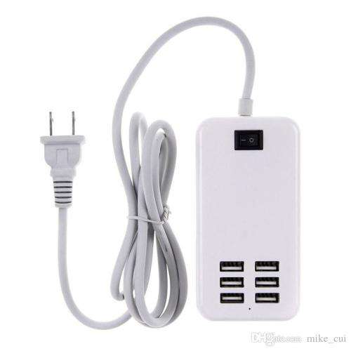 20w USB Power Adapter with 6 Ports - 1.5m line