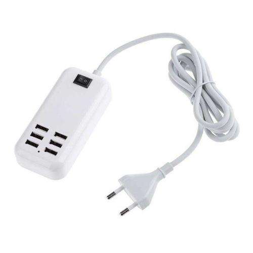 20w USB Power Adapter with 6 Ports - 1.5m line
