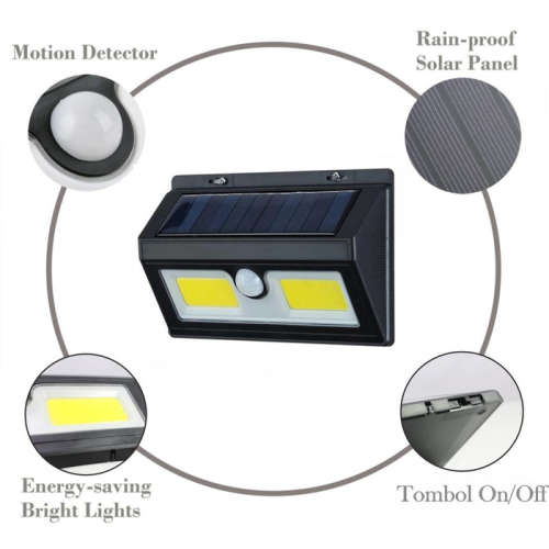 Garden Lights 48 COB Led Solar Wall Light