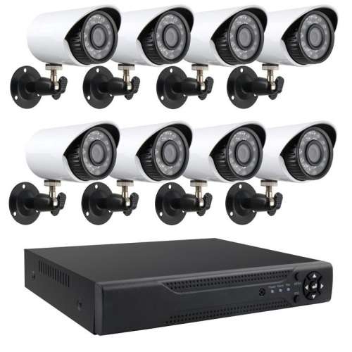AHD Recording 8 Channel HD Security System