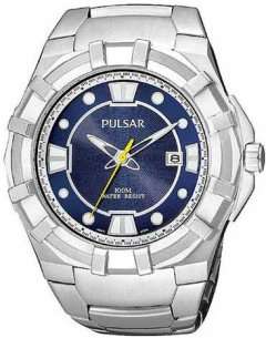 Pulsar by Seiko Mens Quartz Calendar Bracelet