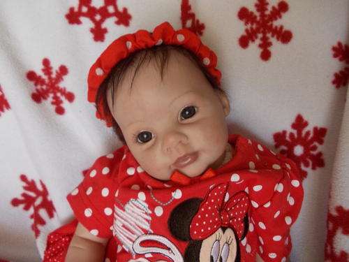 Open eye baby girl