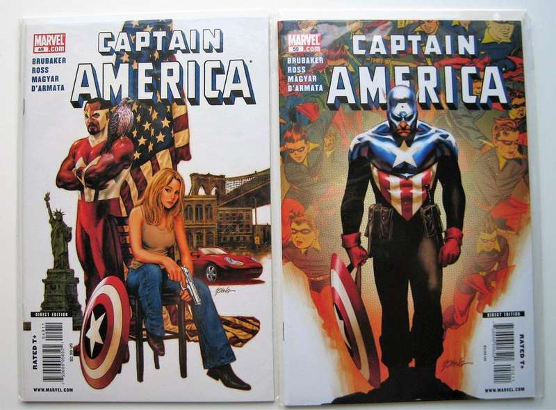 Marvel Comics Lot - Captain America (#49, #50, #600, #601)