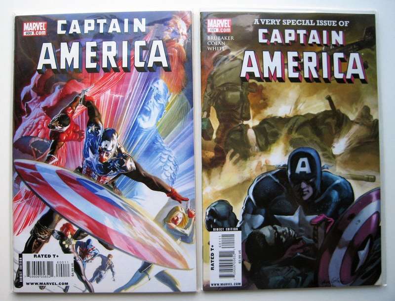 Marvel Comics Lot - Captain America (#49, #50, #600, #601)