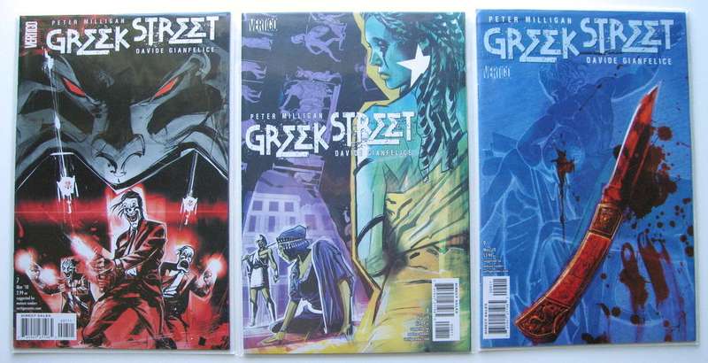 Vertigo Comics Lot - Greek Street (1,2,3,4,5,6,7,8,9)